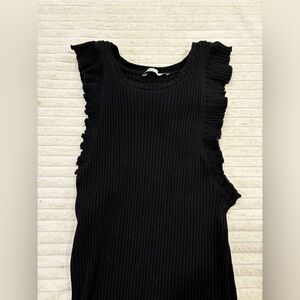 Zara, size small, black dress